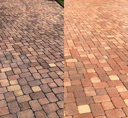 This is an image of our work for a paver sealer project done in Brooklyn NYC. This image was taken in 2019.